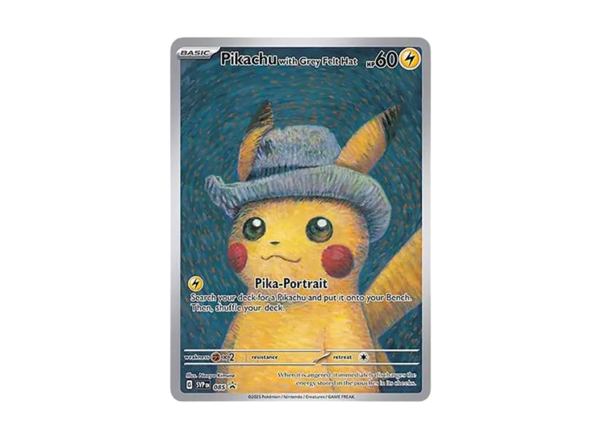 Pikachu with Grey Felt Hat